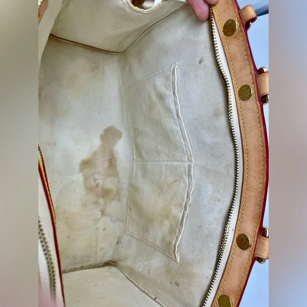 Louis Vuitton Brea Shoulder Bag MM Yellow Leather Monogram Vernis - Picture 11 of 12